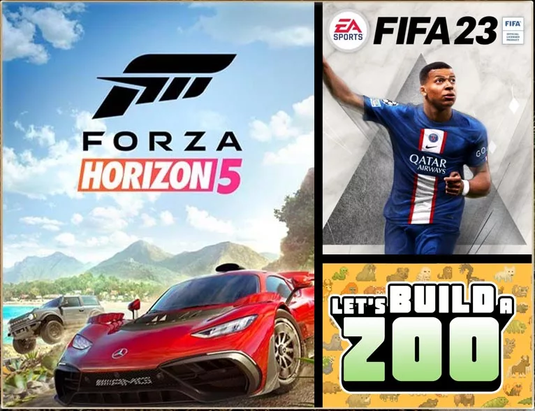 Раздача Forza Horizon 5 и FIFA 2023