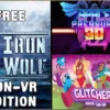Обложки игр: Space Pressure 3D: Prelude, Glitchers: Hack 'em Up,IronWolf: Free Non-VR Edition