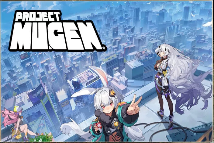 Персонажи Project Mugen на крыше