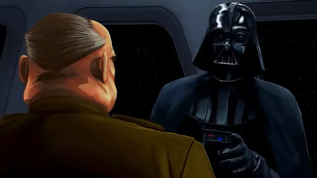Дарт Вейдер и его генерал в Star Wars: Dark Forces Remaster