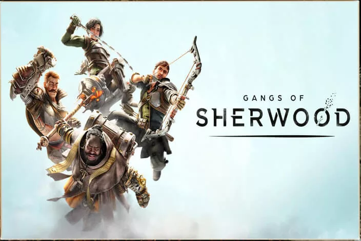 Обложка игры Gangs of Sherwood с главными героями