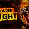 Обложка игры Golden Light с монстром и женщиной на фоне