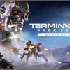 Обложка игры Terminator Dark Fate с воинами и машинами