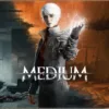 Обложка игры The Medium с главной героиней на фоне
